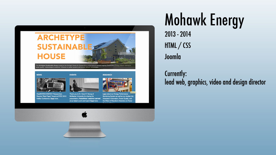 mohawk energy website splash graphic