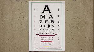 amazebot eye exam poster
